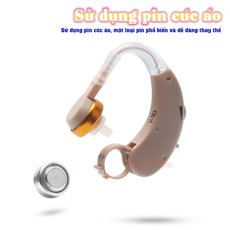 Máy trợ thính sử dụng pin cúc áo Axon V-163