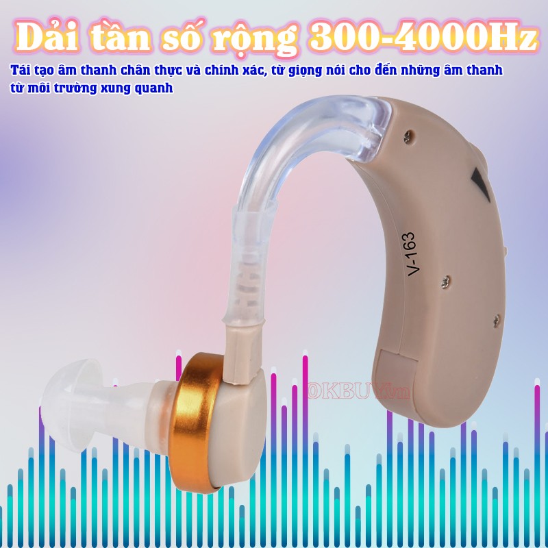 Máy trợ thính tần số rộng Axon V-163