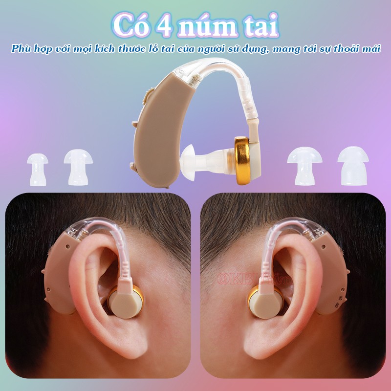 Máy trợ thính 4 núm tai Axon V-168