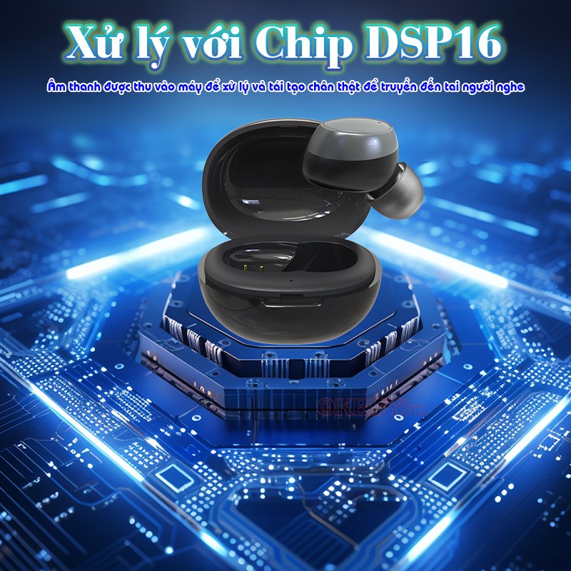 Tai nghe trợ thính không dây chip DSP FUNMIC EN-IA001A