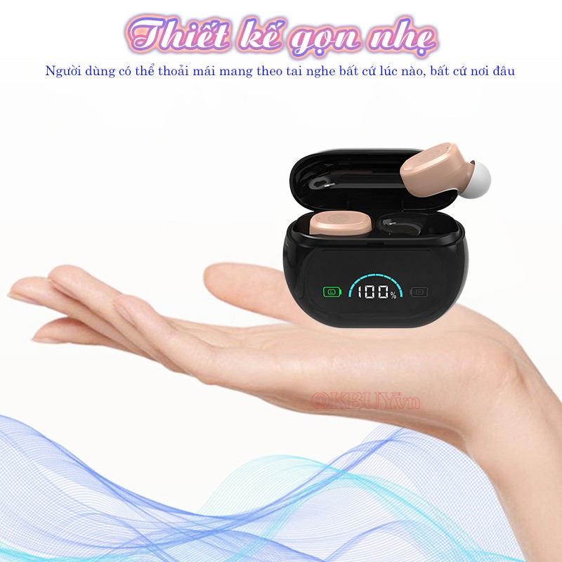 Tai nghe trợ thính không dây bộ gọn nhẹ FUNMIC EN-IA006A