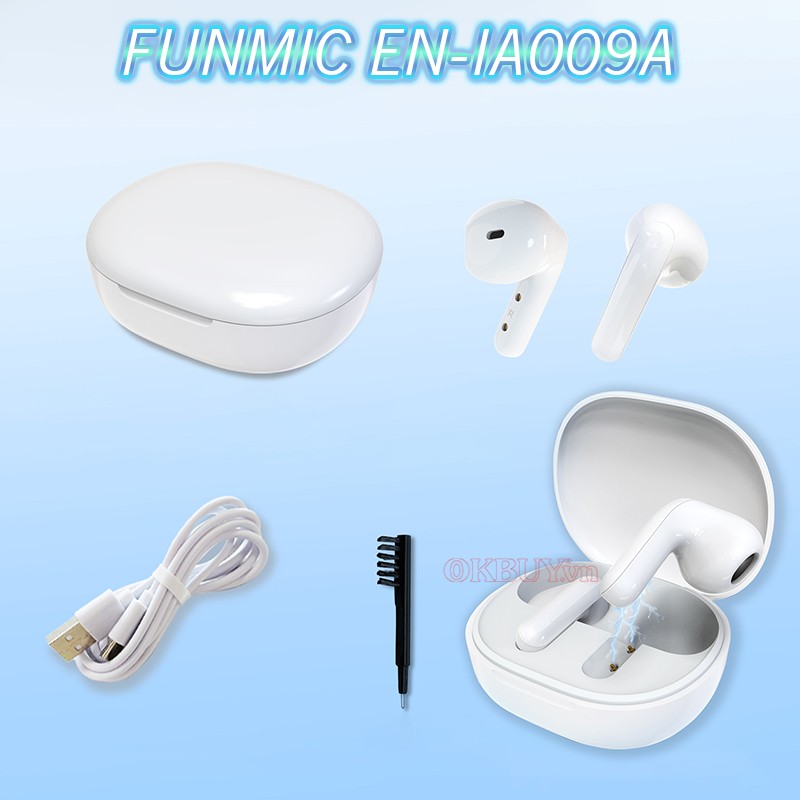 Tai nghe trợ thính không dây bộ phụ kiện FUNMIC EN-IA009A