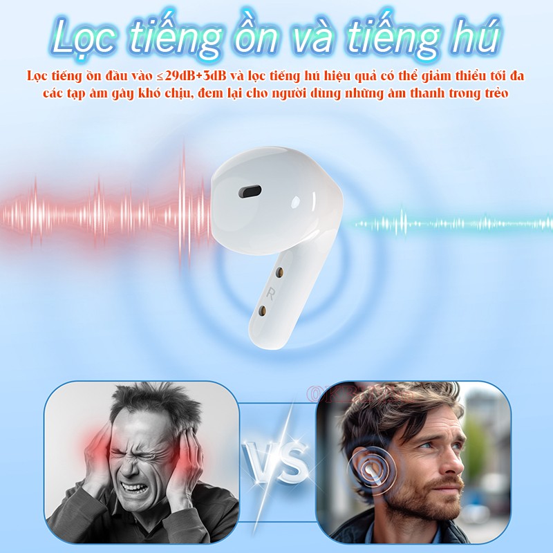 Tai nghe trợ thính không dây lọc tiếng ồn và tiếng hú FUNMIC EN-IA009A