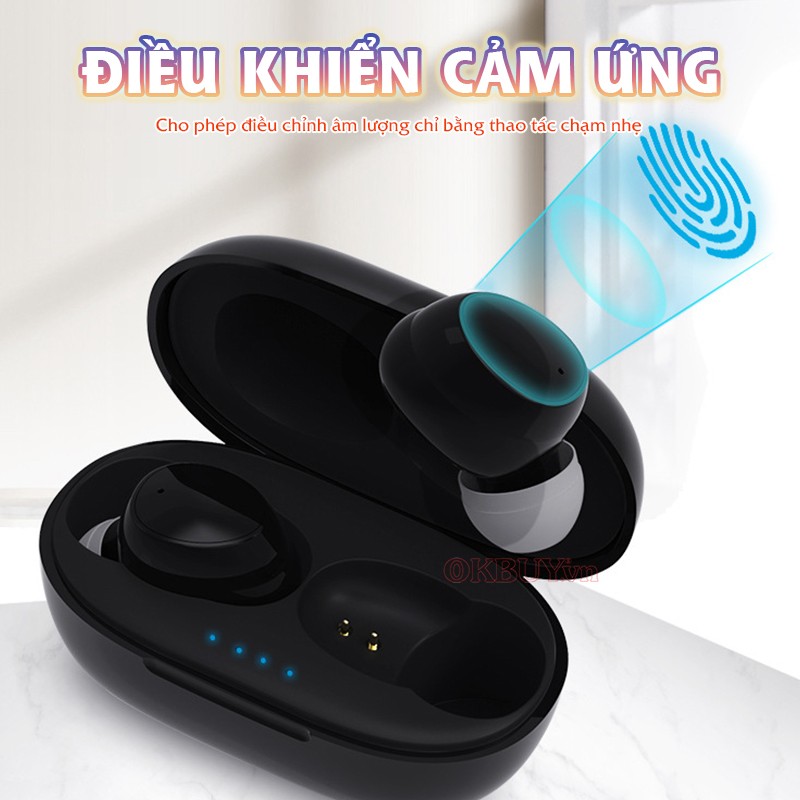 Tai nghe trợ thính FUNMIC EN-IA010A đen điều khiển cảm ứng