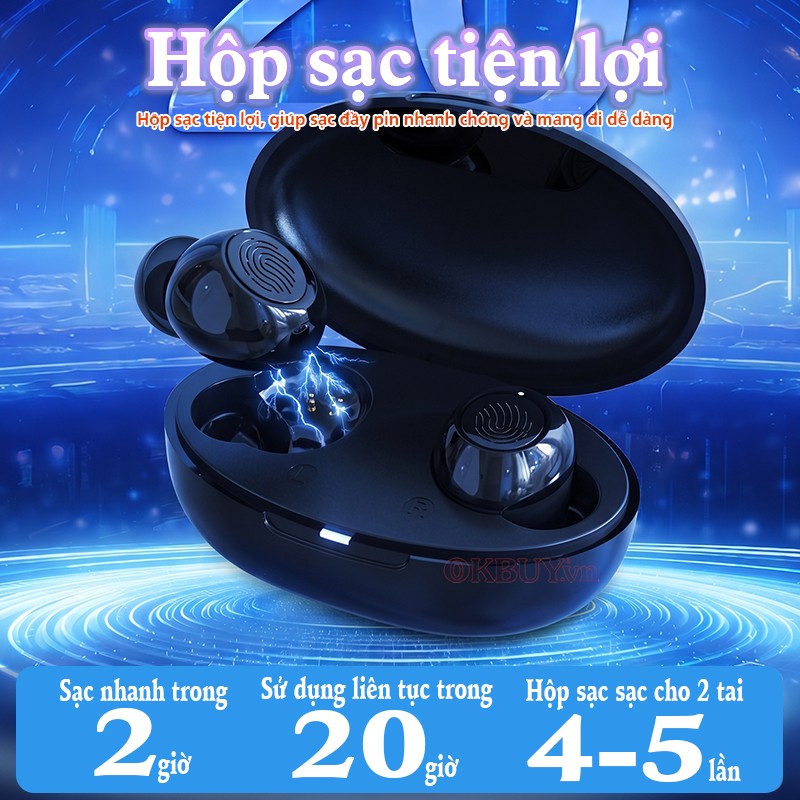 Tai nghe trợ thính hộp sạc tiện lợi FUNMIC EN-IA102A