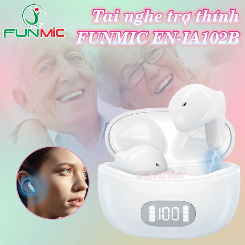 Tai nghe trợ thính không dây FUNMIC EN-IA102B