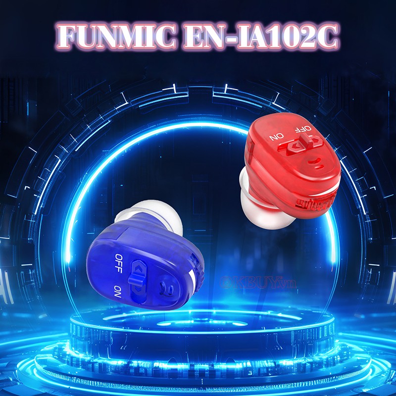 Tai nghe trợ thính không dây bộ phụ kiện FUNMIC EN-IA102C