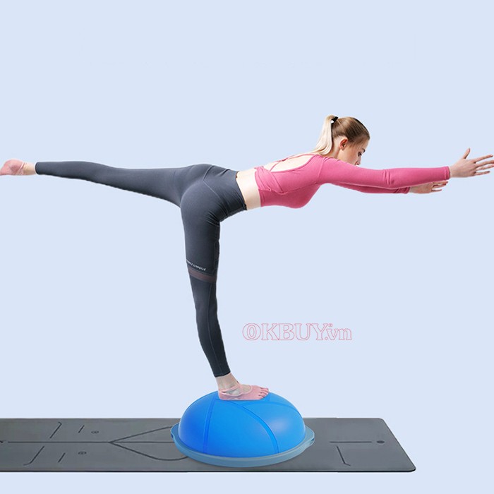 Bóng thăng bằng Bosu - hỗ trợ tập Yoga, tập gyms