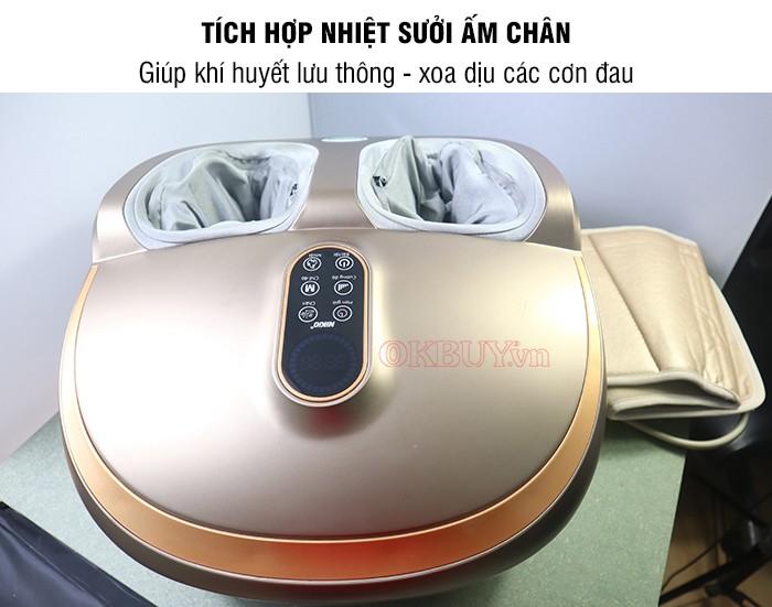 Máy mát xa lòng bàn chân Nikio NK-187 tích hợp công nghệ nhiệt sưởi ấm chân hiện đại