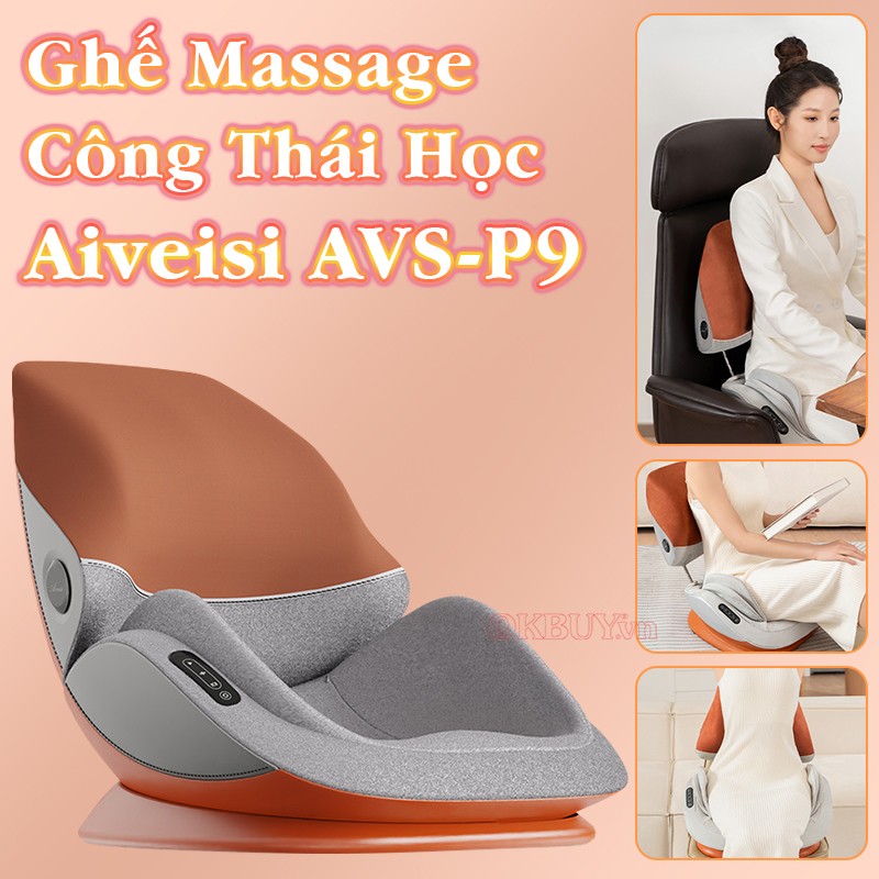 Ghế Aiveisi AVS-P9 tích hợp nhiều dòng công nghệ mới đem lại trải nghiệm đa dạng cho người dùng