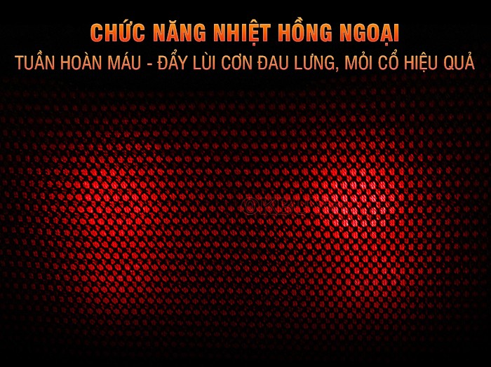 Nhiệt hồng ngoại đẩy lùi cơn đau lưng và mỏi cổ một cách hiệu quả