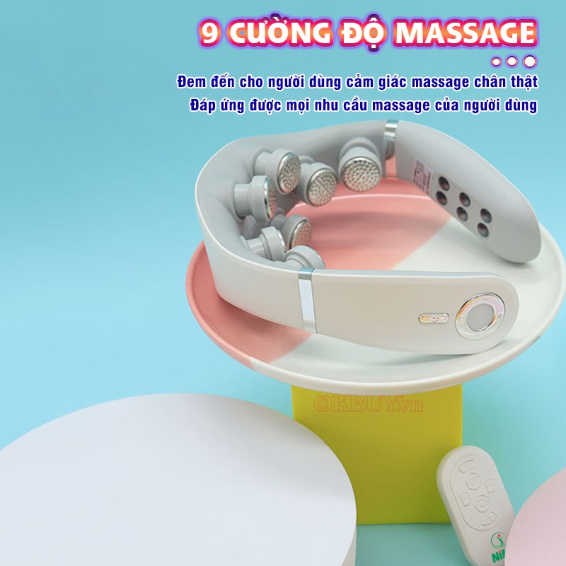 9 cường độ massage đáp ứng đa dạng nhu cầu của người dùng