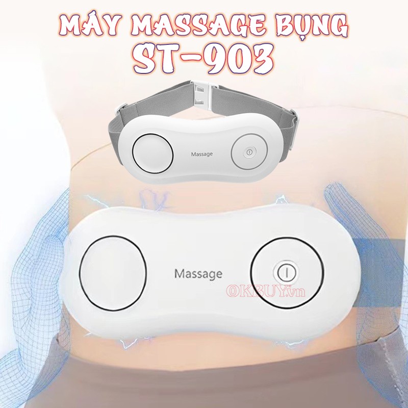 Máy massage bụng có thiết kế nhỏ gọn, đơn giản tiện lợi cho người sử dụng