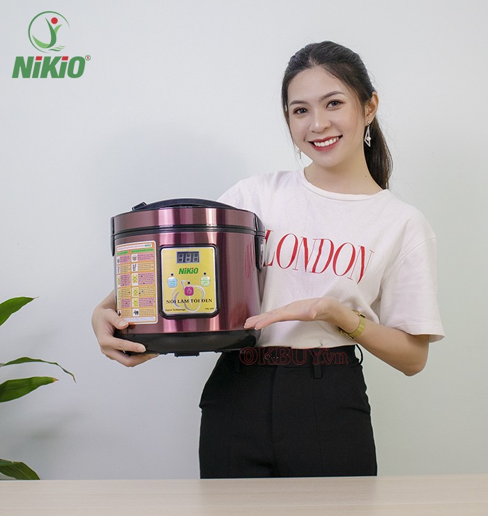 Nồi làm tỏi đen Nikio NK-696 có thiết kế nhỏ gọn và dễ dàng sử dụng