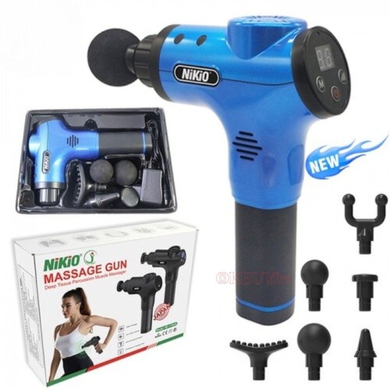 Nikio NK-170B được trang bị 6 đầu matxa khác nhau mang lại đa dạng trải nghiệm