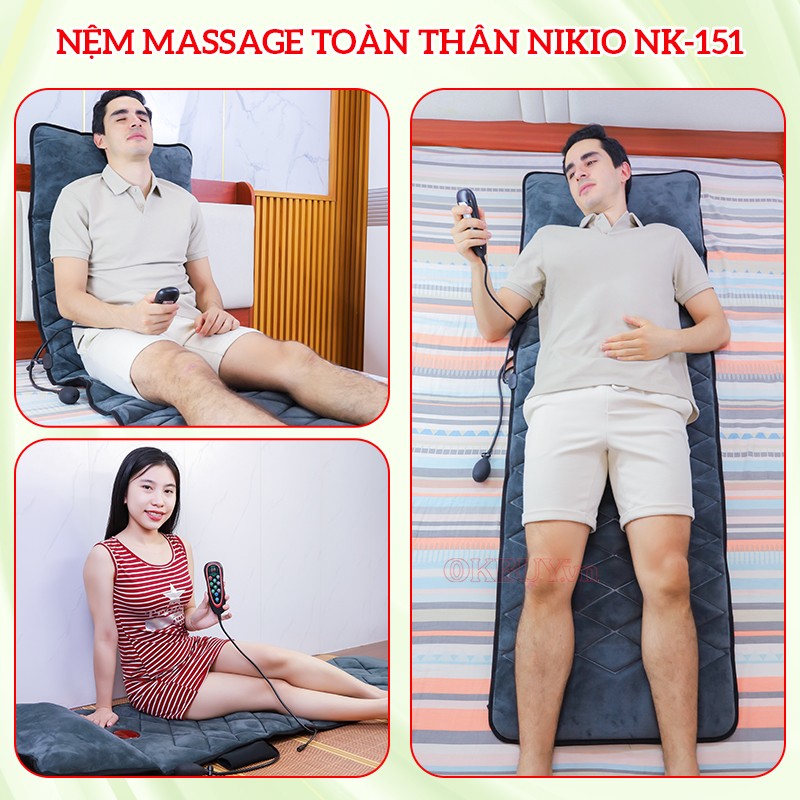 Nệm masage toàn thân Nikio NK-151