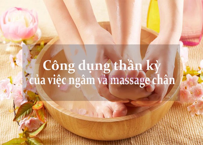 Công dụng thần kỳ của việc ngâm và massage chân mỗi ngày
