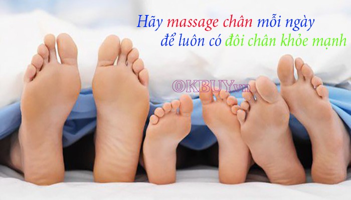 Vì sao bạn nên massage chân ?