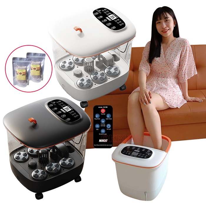 Bồn ngâm chân massage Nikio NK-195-new