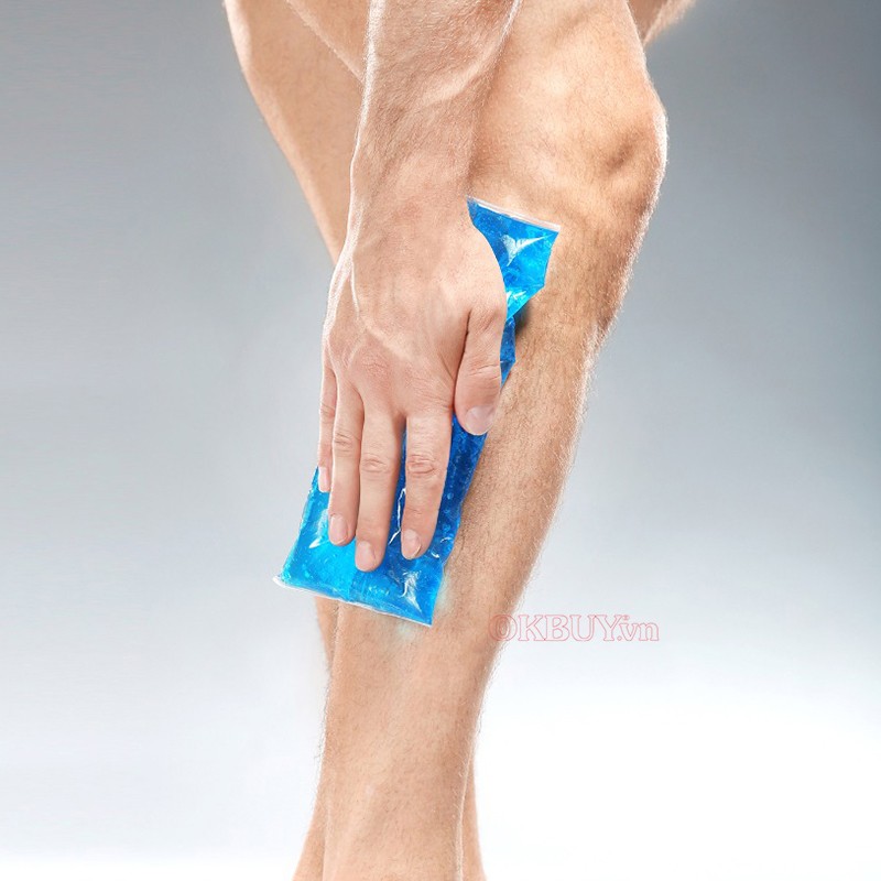 Chườm lạnh bắp chân