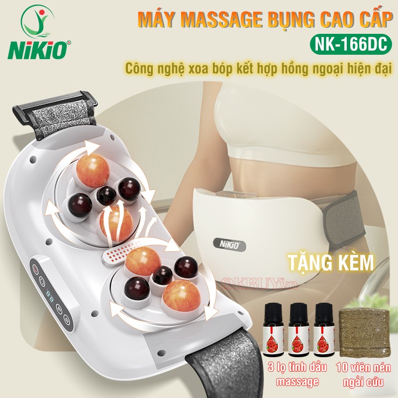 Máy massage bụng Nikio NK-166DC