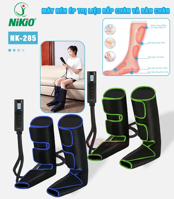 Máy nén ép trị liệu suy giãn tính mạch chân Nikio NK-285
