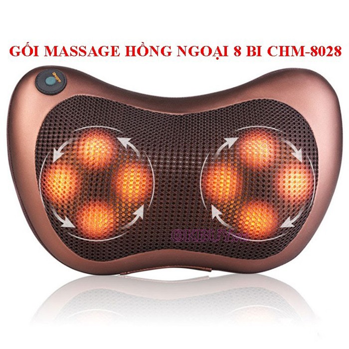 Gối massage hồng ngoại Nikio CHM-8028