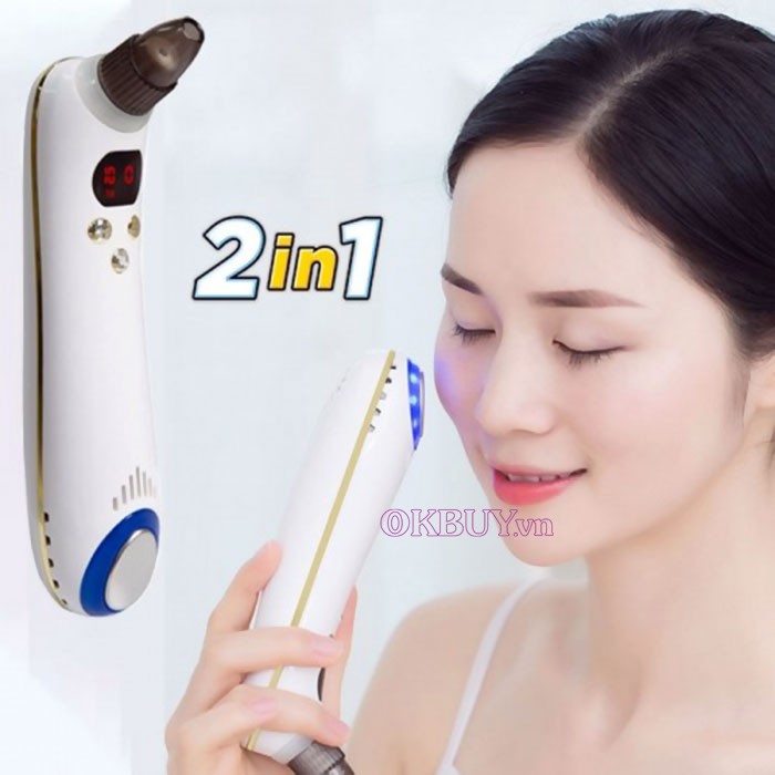 Máy hút mụn kết hợp đầu massage nóng lạnh SLL-21