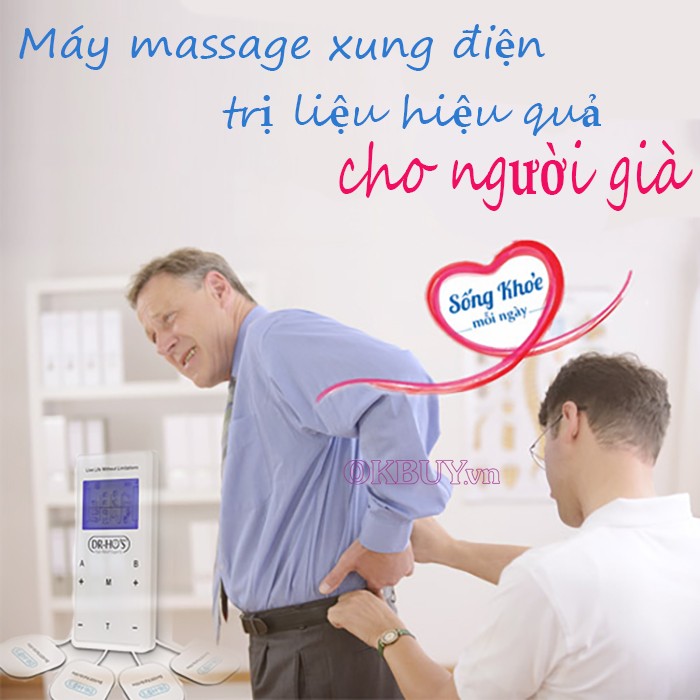 Top 4 máy massage xung điện trị liệu hiệu quả cho người già