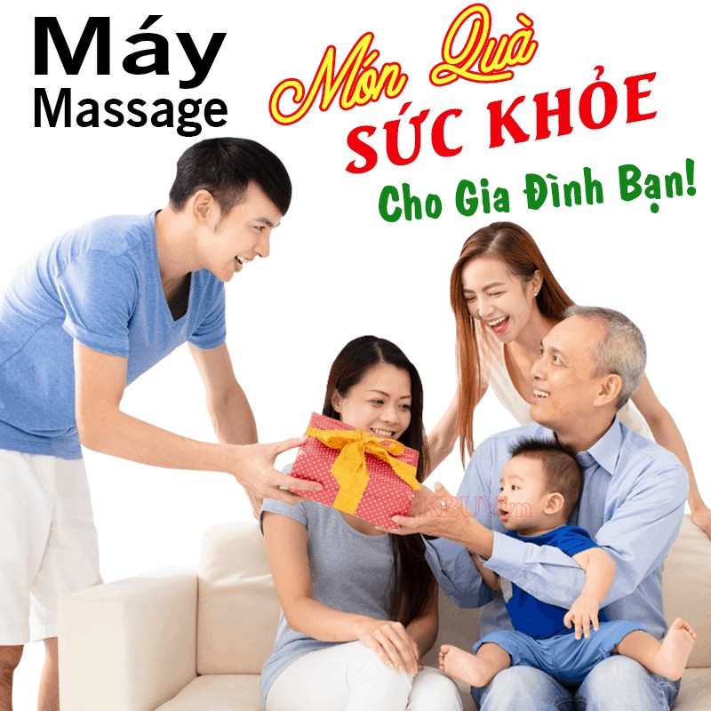 Máy massage - món quà sức khỏe cho gia đình dịp cuối năm