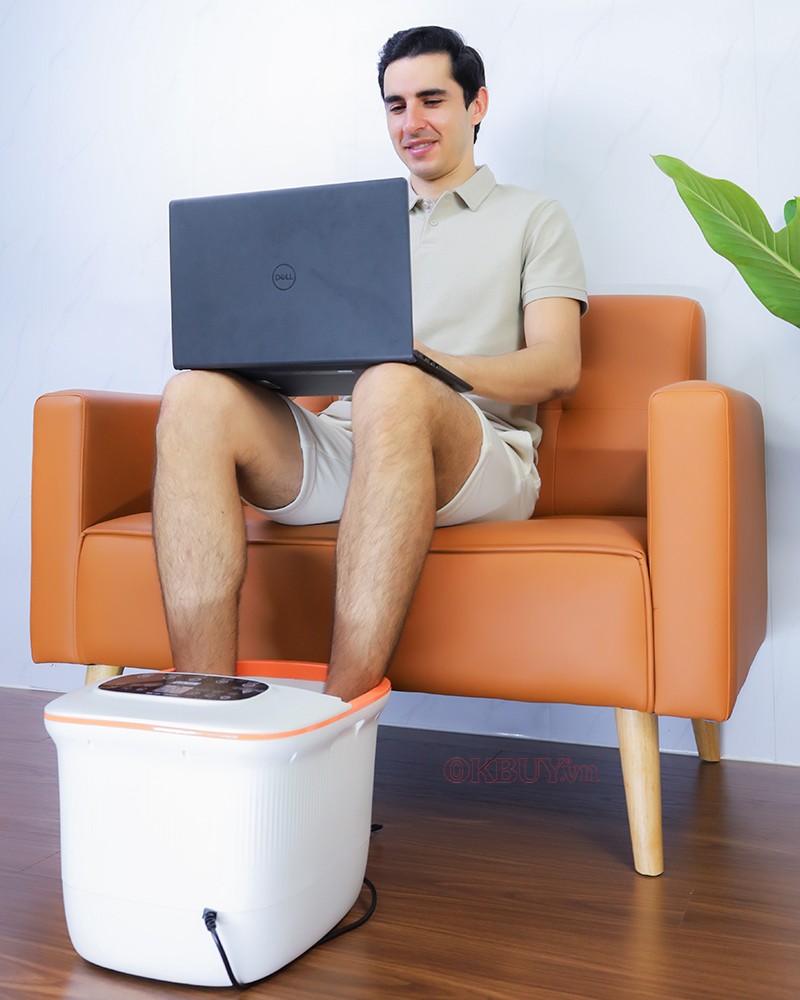 Bồn ngâm chân massage Nikio NK-195 New