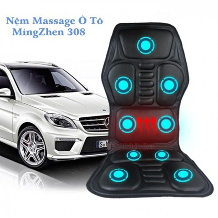 Ghế đệm massage ô tô có nhiệt sưởi tạo nóng MingZhen 308