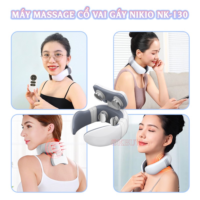 Video máy massage cổ vai gáy Nikio NK-130