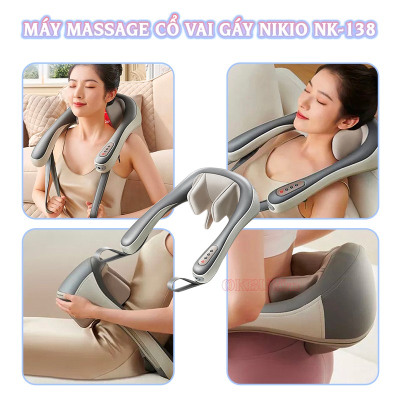 Video máy massage cổ vai gáy Nikio NK-138