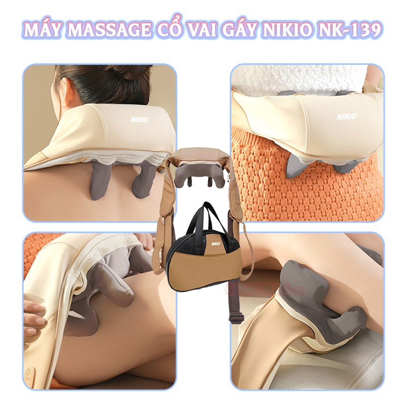 Video máy massage cổ vai gáy Nikio NK-139