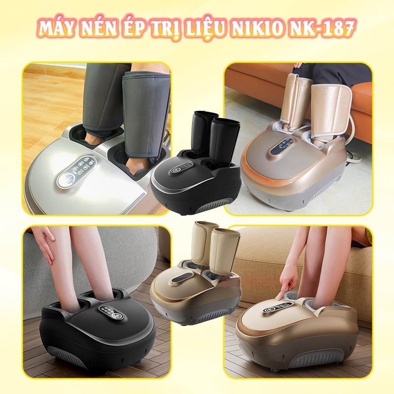 Video máy nén ép trị liệu suy giãn tĩnh mạch chân Nikio NK-187