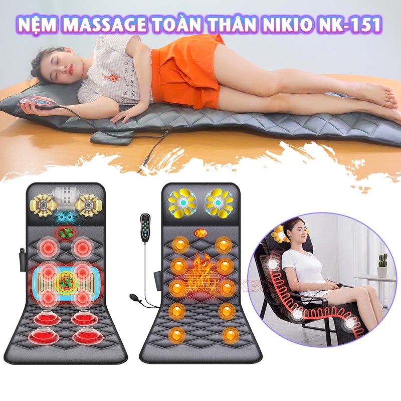 Video nệm massage toàn thân Nikio NK-151