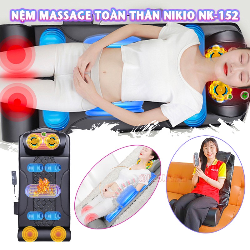 Video nệm massage toàn thân Nikio NK-152