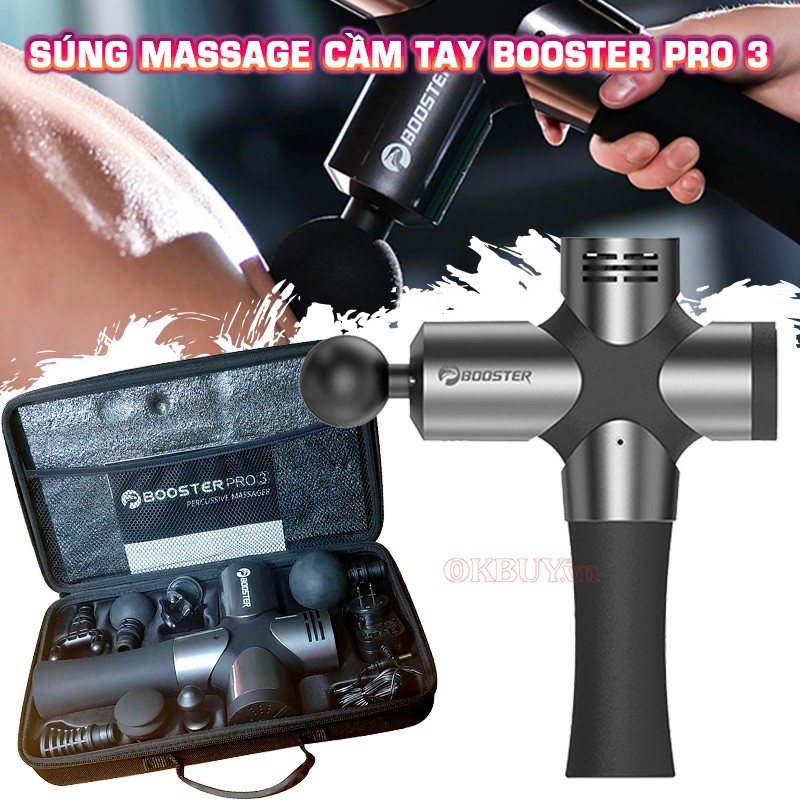 Video súng massage cầm tay Booster Pro 3