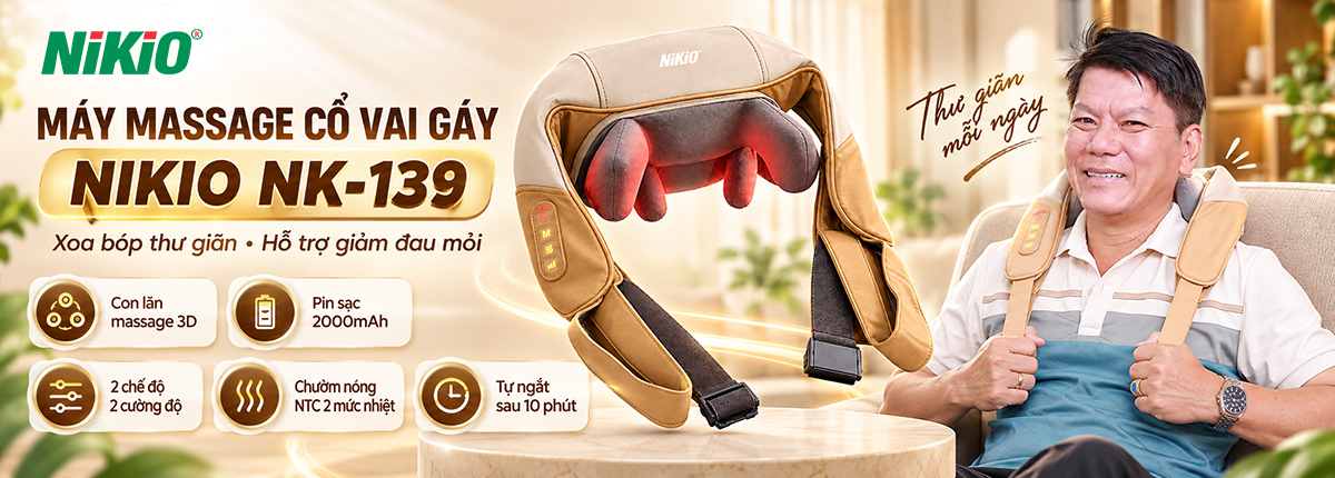 Máy massage cổ vai gáy Nikio NK-139
