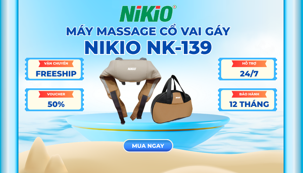  Máy massage cổ vai gáy Nikio NK-139