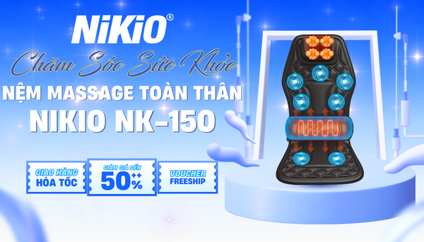 Nệm massage toàn thân Nikio NK-150