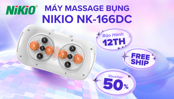 Máy massage bụng Nikio NK-166DC