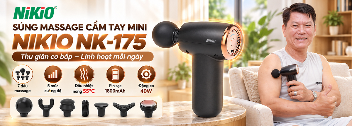 Máy massage cầm tay Nikio NK-175
