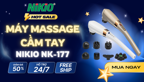 Máy massage cầm tay Nikio NK-177