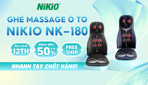 Ghế massage ô tô Nikio NK-180