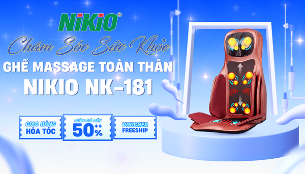 Ghế massage toàn thân Nikio NK-181