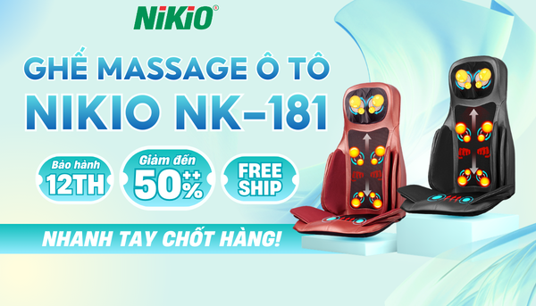 Ghế massage ô tô Nikio NK-181