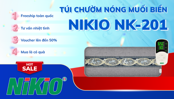 Túi chườm nóng muối biển Nikio NK-201