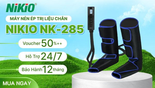 Máy nén ép trị liệu chân Nikio NK-285